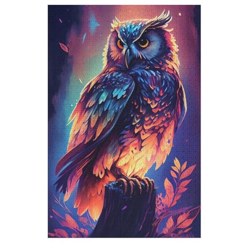 Puzzles Für Erwachsene Eule,1000-teilige Puzzle Für Kinder Ab 12 Jahren, Holzpuzzles Für Die Heimdekoration, 78×53cm Puzzles Für Erwachsene Eule,1000-teilige Puzzle Für Kinder Ab 12 Jahren, Holzpuzzles Für Die Heimdekoration, 78×53cm von LCWWW