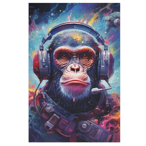 Puzzles Für Erwachsene Gorilla,1000-teilige Puzzle Für Kinder Ab 12 Jahren, Holzpuzzles Für Die Heimdekoration, 78×53cm Puzzles Für Erwachsene Gorilla,1000-teilige Puzzle Für Kinder Ab 12 Jahren, Holzpuzzles Für Die Heimdekoration, 78×53cm von LCWWW