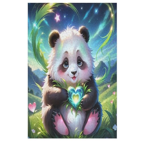 Puzzles Für Erwachsene Panda,1000-teilige Puzzle Für Kinder Ab 12 Jahren, Holzpuzzles Für Die Heimdekoration, 78×53cm Puzzles Für Erwachsene Panda,1000-teilige Puzzle Für Kinder Ab 12 Jahren, Holzpuzzles Für Die Heimdekoration, 78×53cm von LCWWW