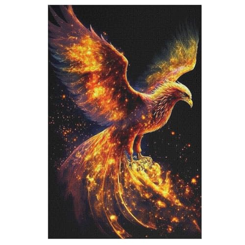 Puzzles Für Erwachsene Phönix,1000-teilige Puzzle Für Kinder Ab 12 Jahren, Holzpuzzles Für Die Heimdekoration, 78×53cm Puzzles Für Erwachsene Phönix,1000-teilige Puzzle Für Kinder Ab 12 Jahren, Holzpuzzles Für Die Heimdekoration, 78×53cm von LCWWW