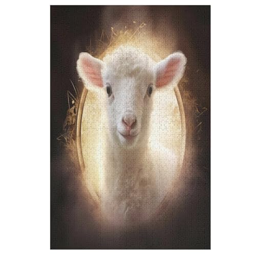 Puzzles Für Erwachsene Schaf,1000-teilige Puzzle Für Kinder Ab 12 Jahren, Holzpuzzles Für Die Heimdekoration, 78×53cm Puzzles Für Erwachsene Schaf,1000-teilige Puzzle Für Kinder Ab 12 Jahren, Holzpuzzles Für Die Heimdekoration, 78×53cm von LCWWW