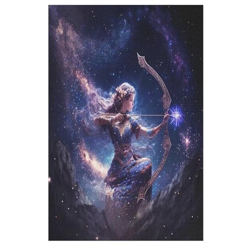 Puzzles Für Erwachsene Schütze,1000-teilige Puzzle Für Erwachsene Und Kinder Ab 12 Jahren, Holzpuzzles Für Die Heimdekoration, 78×53cm von LCWWW