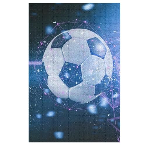 Puzzles Fußball Sport, 1000-teiliges Holzpuzzle Für Erwachsene Und Kinder Ab 12 Jahren. Tolles Geschenk Für Erwachsene 78×53cm Puzzles Fußball Sport, 1000-teiliges Holzpuzzle Für Erwachsene Und Kinder Ab 12 Jahren. Tolles Geschenk Für Erwachsene 78×53cm von LCWWW