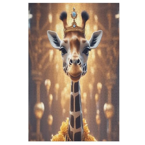 Puzzles Giraffe, 1000 Teile, Puzzle Aus Holz Für Erwachsene Und Kinder Ab 12 Jahren, Lernspielzeug 78×53cm Puzzles Giraffe, 1000 Teile, Puzzle Aus Holz Für Erwachsene Und Kinder Ab 12 Jahren, Lernspielzeug 78×53cm von LCWWW