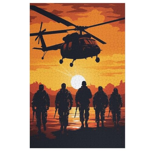 Puzzles Hubschrauber, 1000 Teile, Puzzle Aus Holz Für Erwachsene Und Kinder Ab 12 Jahren, Lernspielzeug 78×53cm Puzzles Hubschrauber, 1000 Teile, Puzzle Aus Holz Für Erwachsene Und Kinder Ab 12 Jahren, Lernspielzeug 78×53cm von LCWWW