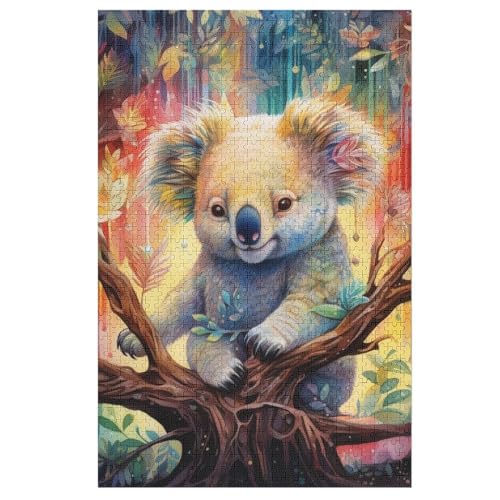 Puzzles Koala, 1000 Teile, Puzzle Aus Holz Für Erwachsene Und Kinder Ab 12 Jahren, Lernspielzeug 78×53cm Puzzles Koala, 1000 Teile, Puzzle Aus Holz Für Erwachsene Und Kinder Ab 12 Jahren, Lernspielzeug 78×53cm von LCWWW