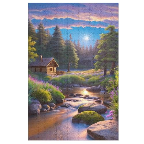 Puzzles Landschaft, 1000 Teile, Puzzle Aus Holz Für Erwachsene Und Kinder Ab 12 Jahren, Lernspielzeug 78×53cm Puzzles Landschaft, 1000 Teile, Puzzle Aus Holz Für Erwachsene Und Kinder Ab 12 Jahren, Lernspielzeug 78×53cm von LCWWW