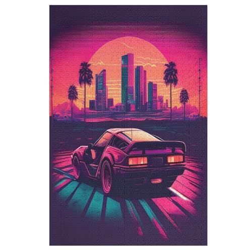 Puzzles Neonauto, 1000 Teile, Puzzle Aus Holz Für Erwachsene Und Kinder Ab 12 Jahren, Lernspielzeug 78×53cm Puzzles Neonauto, 1000 Teile, Puzzle Aus Holz Für Erwachsene Und Kinder Ab 12 Jahren, Lernspielzeug 78×53cm von LCWWW