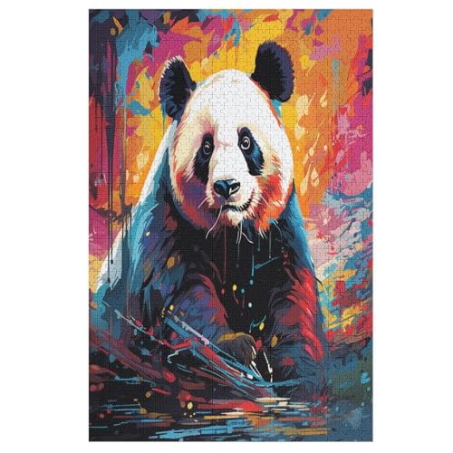 Puzzles Panda, 1000 Teile, Puzzle Aus Holz Für Erwachsene Und Kinder Ab 12 Jahren, Lernspielzeug 78×53cm Puzzles Panda, 1000 Teile, Puzzle Aus Holz Für Erwachsene Und Kinder Ab 12 Jahren, Lernspielzeug 78×53cm von LCWWW