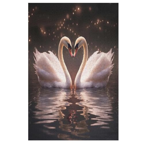 Puzzles Schwan, 1000-teiliges Holzpuzzle Für Erwachsene Und Kinder Ab 12 Jahren. Tolles Geschenk Für Erwachsene 78×53cm Puzzles Schwan, 1000-teiliges Holzpuzzle Für Erwachsene Und Kinder Ab 12 Jahren. Tolles Geschenk Für Erwachsene 78×53cm von LCWWW