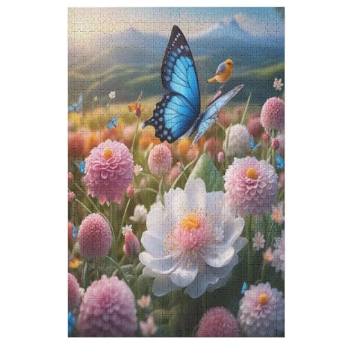 Schmetterling Puzzle 1000 Teile, Holzpuzzle Für Erwachsene Kinder, Impossible Puzzles, Geschicklichkeitsspiel Für Die Ganze Familie 78×53cm Schmetterling Puzzle 1000 Teile, Holzpuzzle Für Erwachsene Kinder, Impossible Puzzles, Geschicklichkeitsspiel Für Die Ganze Familie 78×53cm von LCWWW