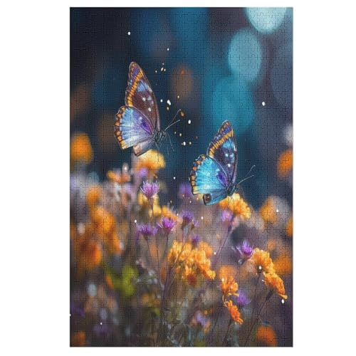 Schmetterling Puzzle Für Erwachsene 1000 Teile Premium Recyceltes Brett Zum Lernen, Lernspielzeug, Familienspiele Kinder Holzpuzzle 78×53cm Schmetterling Puzzle Für Erwachsene 1000 Teile Premium Recyceltes Brett Zum Lernen, Lernspielzeug, Familienspiele Kinder Holzpuzzle 78×53cm von LCWWW