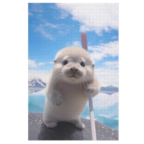 Seeotter 1000 Teile Puzzles Für Erwachsene, Impossible Puzzle, Geschicklichkeitsspiel Für Die Ganze Familie, Kinder Holzpuzzle 78×53cm Seeotter 1000 Teile Puzzles Für Erwachsene, Impossible Puzzle, Geschicklichkeitsspiel Für Die Ganze Familie, Kinder Holzpuzzle 78×53cm von LCWWW