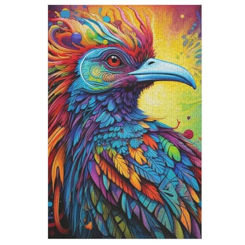 Spechts -Puzzle, 1000 Teile,Holzpuzzle Für Erwachsene Kinder, Lustiges Spielzeug, Denkspiel, Bildungsspiel, 78×53cm Spechts -Puzzle, 1000 Teile,Holzpuzzle Für Erwachsene Kinder, Lustiges Spielzeug, Denkspiel, Bildungsspiel, 78×53cm von LCWWW