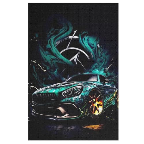 Sportwagen 1000 Teile Puzzles Für Erwachsene,Holzpuzzle - Verringerter Druck Schwieriges Unmögliche Puzzle Für 12+ Kinder 78×53cm Sportwagen 1000 Teile Puzzles Für Erwachsene,Holzpuzzle - Verringerter Druck Schwieriges Unmögliche Puzzle Für 12+ Kinder 78×53cm von LCWWW