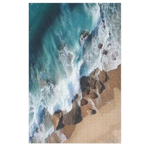 Strand 1000 Teile Puzzles Für Erwachsene, Impossible Puzzle, Geschicklichkeitsspiel Für Die Ganze Familie, Kinder Holzpuzzle 78×53cm Strand 1000 Teile Puzzles Für Erwachsene, Impossible Puzzle, Geschicklichkeitsspiel Für Die Ganze Familie, Kinder Holzpuzzle 78×53cm von LCWWW