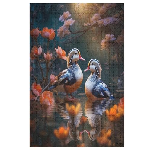 Süße Ente -Puzzle, 1000 Teile,Holzpuzzle Für Erwachsene Kinder, Lustiges Spielzeug, Denkspiel, Bildungsspiel, 78×53cm Süße Ente -Puzzle, 1000 Teile,Holzpuzzle Für Erwachsene Kinder, Lustiges Spielzeug, Denkspiel, Bildungsspiel, 78×53cm von LCWWW