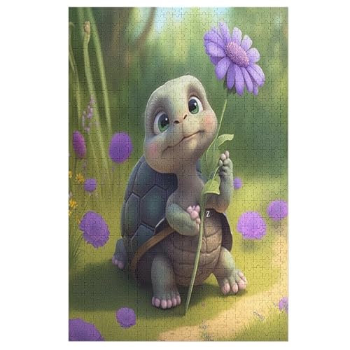 Süße Schildkröte Puzzle 1000 Teile, Holzpuzzle Herausforderndes Geschicklichkeitsspiel Für Die Ganze Familie, Kinder Erwachsenenpuzzle Ab 12 Jahren 78×53cm Süße Schildkröte Puzzle 1000 Teile, Holzpuzzle Herausforderndes Geschicklichkeitsspiel Für Die Ganze Familie, Kinder Erwachsenenpuzzle Ab 12 Jahren 78×53cm von LCWWW
