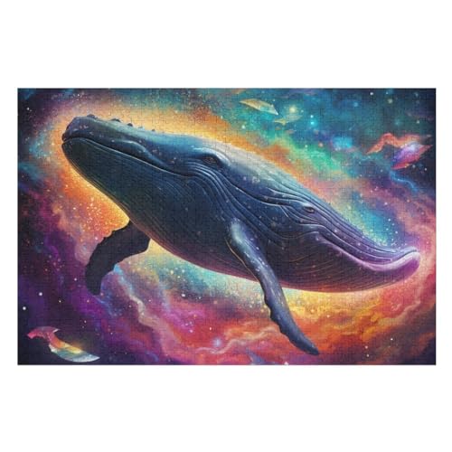 The Wal 1000 Teile Puzzles, Wood Craft, Hochwertiges Modernes Puzzle, DIY, Für Erwachsene Und Kinder Ab 12 Jahren, （75×50cm） von LCWWW