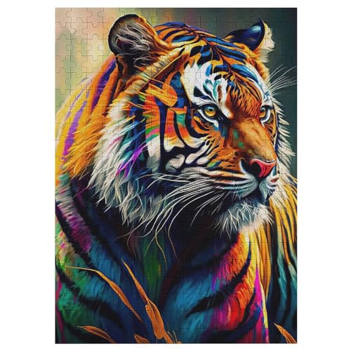 Tiger 300 Teile Premium-Puzzles Für Erwachsene Kinder- Holzpuzzles Spaß Und Lernspiele - Perfekte Puzzle-Geschenke 42×30cm Tiger 300 Teile Premium-Puzzles Für Erwachsene Kinder- Holzpuzzles Spaß Und Lernspiele - Perfekte Puzzle-Geschenke 42×30cm von LCWWW