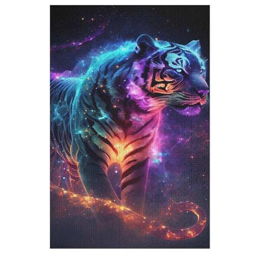 Tiger Puzzle 1000 Teile, Holzpuzzle Herausforderndes Geschicklichkeitsspiel Für Die Ganze Familie, Kinder Erwachsenenpuzzle Ab 12 Jahren 78×53cm Tiger Puzzle 1000 Teile, Holzpuzzle Herausforderndes Geschicklichkeitsspiel Für Die Ganze Familie, Kinder Erwachsenenpuzzle Ab 12 Jahren 78×53cm von LCWWW