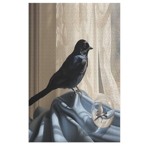 Vogel 1000 Teile Puzzles Für Erwachsene Holzpuzzle Familienpuzzlespiel Stressabbau-Puzzle Für Kinder Ab 12 Jahren 78×53cm Vogel 1000 Teile Puzzles Für Erwachsene Holzpuzzle Familienpuzzlespiel Stressabbau-Puzzle Für Kinder Ab 12 Jahren 78×53cm von LCWWW