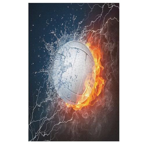 Volleyball Puzzle 1000 Teile, Holzpuzzle Herausforderndes Geschicklichkeitsspiel Für Die Ganze Familie, Kinder Erwachsenenpuzzle Ab 12 Jahren 78×53cm Volleyball Puzzle 1000 Teile, Holzpuzzle Herausforderndes Geschicklichkeitsspiel Für Die Ganze Familie, Kinder Erwachsenenpuzzle Ab 12 Jahren 78×53cm von LCWWW