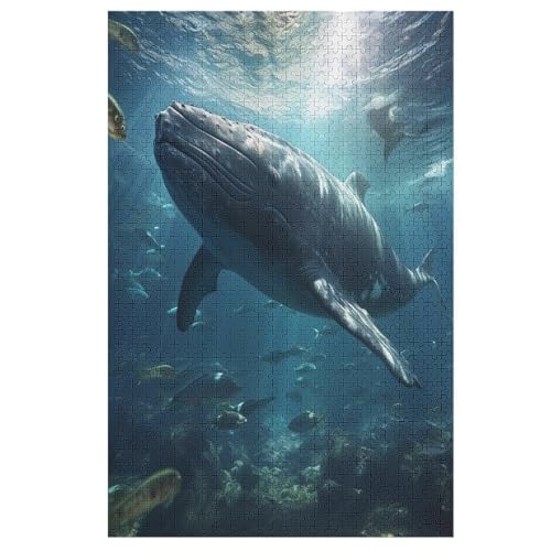 Wal Puzzles 1000 Teile Erwachsener Kniffel Spaß Für Die Ganze Familie, Holzpuzzle Kinder Erwachsene, Impossible Puzzle Schwer 78×53cm Wal Puzzles 1000 Teile Erwachsener Kniffel Spaß Für Die Ganze Familie, Holzpuzzle Kinder Erwachsene, Impossible Puzzle Schwer 78×53cm von LCWWW