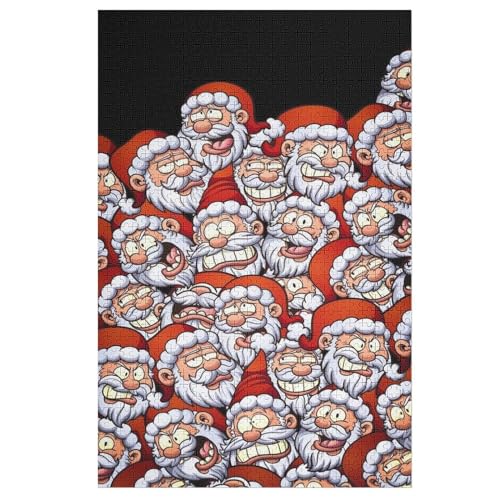 Weihnachtsmann 1000 Teile Puzzles Für Erwachsene, Impossible Puzzle, Geschicklichkeitsspiel Für Die Ganze Familie, Kinder Holzpuzzle 78×53cm Weihnachtsmann 1000 Teile Puzzles Für Erwachsene, Impossible Puzzle, Geschicklichkeitsspiel Für Die Ganze Familie, Kinder Holzpuzzle 78×53cm von LCWWW