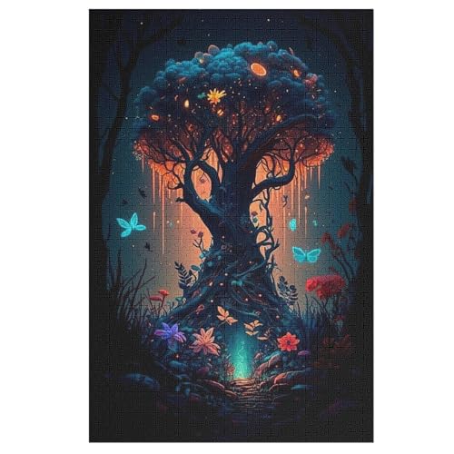 Welt, Lebensbaum Holzpuzzle 1000 Teile, Knobelspiele Für Erwachsene, Teenager, Puzzles Unmögliche - Kinder Puzzle Zimmer Deko 78×53cm Welt, Lebensbaum Holzpuzzle 1000 Teile, Knobelspiele Für Erwachsene, Teenager, Puzzles Unmögliche - Kinder Puzzle Zimmer Deko 78×53cm von LCWWW