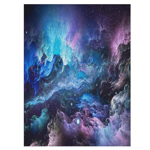Weltraumfarben Nebel Puzzle 500 Teile, Holzpuzzle Für Erwachsene Kinder, Impossible Puzzles, Geschicklichkeitsspiel Für Die Ganze Familie 55×41cm Weltraumfarben Nebel Puzzle 500 Teile, Holzpuzzle Für Erwachsene Kinder, Impossible Puzzles, Geschicklichkeitsspiel Für Die Ganze Familie 55×41cm von LCWWW