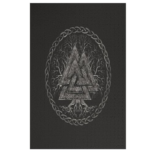 Wikinger Myth Puzzle 1000 Teile, Holzpuzzle Für Erwachsene Kinder, Impossible Puzzles, Geschicklichkeitsspiel Für Die Ganze Familie 78×53cm Wikinger Myth Puzzle 1000 Teile, Holzpuzzle Für Erwachsene Kinder, Impossible Puzzles, Geschicklichkeitsspiel Für Die Ganze Familie 78×53cm von LCWWW