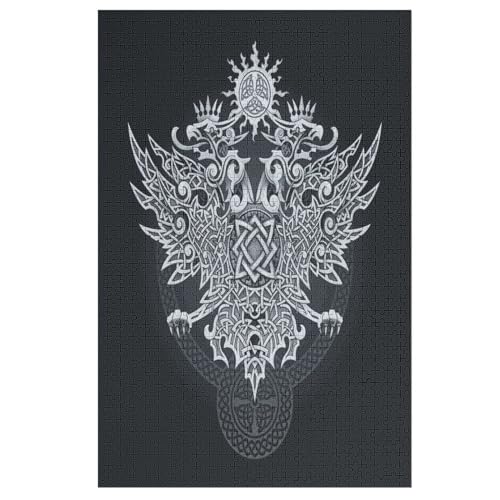 Wikinger Myth Puzzles 1000 Teile Erwachsener Kniffel Spaß Für Die Ganze Familie, Holzpuzzle Kinder Erwachsene, Impossible Puzzle Schwer 78×53cm Wikinger Myth Puzzles 1000 Teile Erwachsener Kniffel Spaß Für Die Ganze Familie, Holzpuzzle Kinder Erwachsene, Impossible Puzzle Schwer 78×53cm von LCWWW