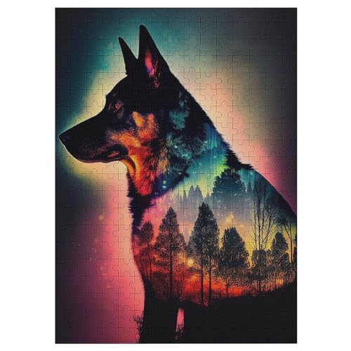 Wolf 300 Teile Premium-Puzzles Für Erwachsene Kinder- Holzpuzzles Spaß Und Lernspiele - Perfekte Puzzle-Geschenke 42×30cm Wolf 300 Teile Premium-Puzzles Für Erwachsene Kinder- Holzpuzzles Spaß Und Lernspiele - Perfekte Puzzle-Geschenke 42×30cm von LCWWW