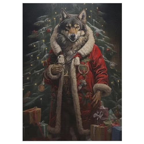 Wolf 300 Teile Premium-Puzzles Für Erwachsene Kinder- Holzpuzzles Spaß Und Lernspiele - Perfekte Puzzle-Geschenke 42×30cm Wolf 300 Teile Premium-Puzzles Für Erwachsene Kinder- Holzpuzzles Spaß Und Lernspiele - Perfekte Puzzle-Geschenke 42×30cm von LCWWW