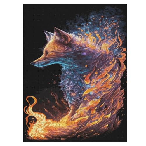 Wolf-Puzzle Für Erwachsene, 500 Teile, Holzpuzzle, Kinderpuzzle, Dekompressionsspiel, Spielzeugpuzzle 55×41cm Wolf-Puzzle Für Erwachsene, 500 Teile, Holzpuzzle, Kinderpuzzle, Dekompressionsspiel, Spielzeugpuzzle 55×41cm von LCWWW