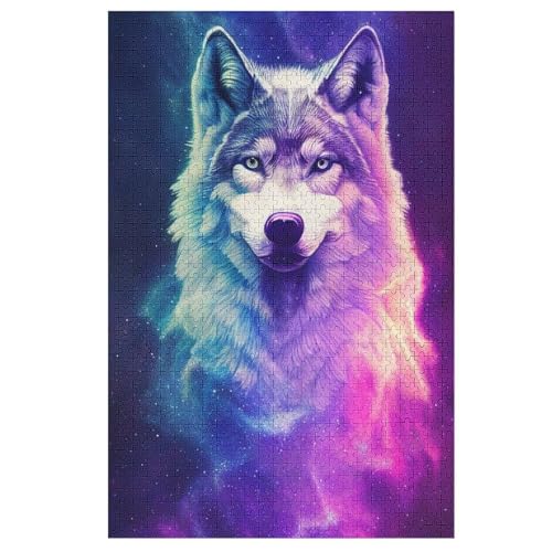 Wolf Puzzles 1000 Teile Erwachsener Kniffel Spaß Für Die Ganze Familie, Holzpuzzle Kinder Erwachsene, Impossible Puzzle Schwer 78×53cm Wolf Puzzles 1000 Teile Erwachsener Kniffel Spaß Für Die Ganze Familie, Holzpuzzle Kinder Erwachsene, Impossible Puzzle Schwer 78×53cm von LCWWW