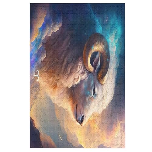 Ziege Puzzle 1000 Teile, Holzpuzzle Herausforderndes Geschicklichkeitsspiel Für Die Ganze Familie, Kinder Erwachsenenpuzzle Ab 12 Jahren 78×53cm Ziege Puzzle 1000 Teile, Holzpuzzle Herausforderndes Geschicklichkeitsspiel Für Die Ganze Familie, Kinder Erwachsenenpuzzle Ab 12 Jahren 78×53cm von LCWWW
