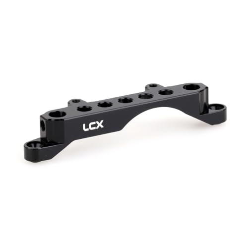 LCX Racing 1/10 RC Crawler Auto Aluminium Front Rahmen Schiene Halterung Körper Post Halterung für Axial SCX10 III SCX10.3 AXI03007, Upgrades Teile Zubehör von LCX