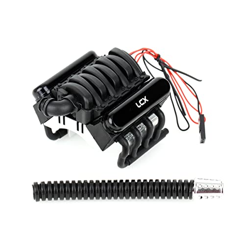 LCX Racing 1/10 RC Crawler Auto CNC Maßstab V8 Motorabdeckung Kühlkörper 36mm Kühler Motor w/Fan für RC Car Axial SCX10 SCX10II Wraith TRX4 TRX6 D90 LCX Racing 1/10 RC Crawler Auto CNC Maßstab V8 Motorabdeckung Kühlkörper 36mm Kühler Motor w/Fan für RC Car Axial SCX10 SCX10II Wraith TRX4 TRX6 D90 von LCX