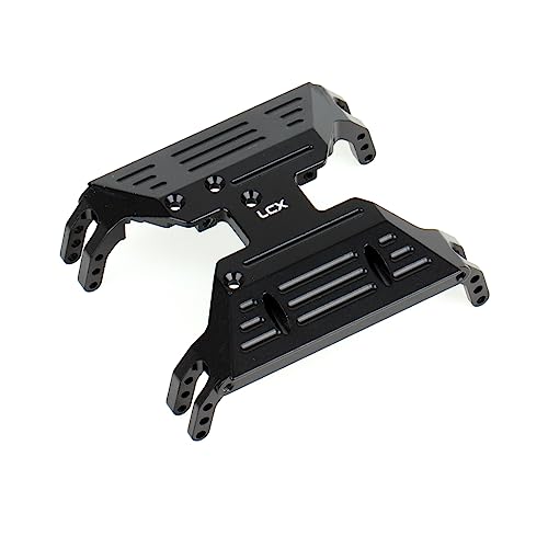 LCX Racing 1/10 RC Crawler Auto CNC gefräste Currie Aluminium Center Skid Plate Getriebe Halterung für Axial Capra UTB10, Upgrades Teile Zubehör von LCX