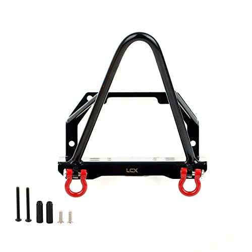 LCX Racing 1/10 RC Crawler Auto Metall Frontstoßstange für RC Auto Axial Wraith 90018 90020 90031, Upgrades Teile Zubehör von LCX