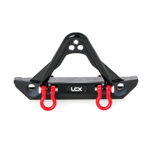 LCX Racing 1/24 RC Crawler Auto Aluminium Frontstoßstange für Axial SCX24 Riegel JLU Wrangler C10 Gladiator, Upgrades Teile Zubehör LCX Racing 1/24 RC Crawler Auto Aluminium Frontstoßstange für Axial SCX24 Riegel JLU Wrangler C10 Gladiator, Upgrades Teile Zubehör von LCX