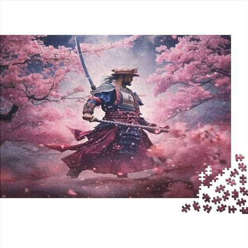 1000-teiliges Puzzle, Japanisches Ninja-Puzzle für Erwachsene, Holzpuzzle, Lernspiel für erwachsenes Kind, 1000 Teile (75 x 50 cm) von LCZLCZ