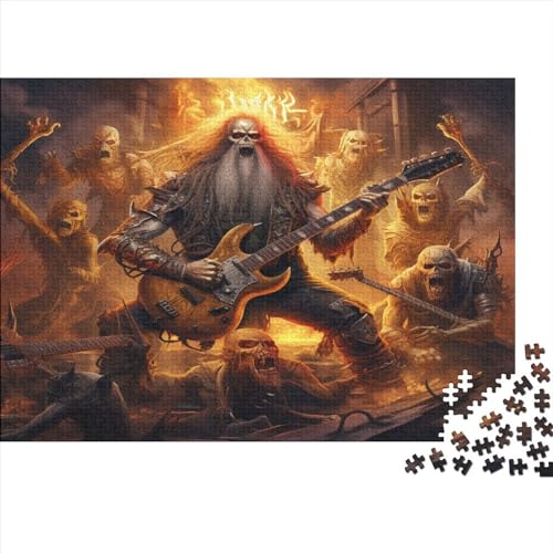 1000-teiliges Puzzle, Metall-Musikpuzzle für Erwachsene, Holzpuzzle, Lernspiel für erwachsenes Kind, 1000 Teile (75 x 50 cm) von LCZLCZ