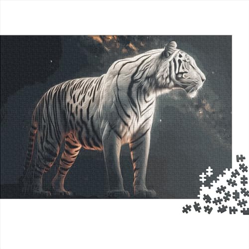 1000-teiliges Puzzle, Tier-Tiger-Puzzles für Erwachsene, Holzpuzzle, Lernspiel für Erwachsene und Kinder, 1000 Teile (75 x 50 cm) von LCZLCZ