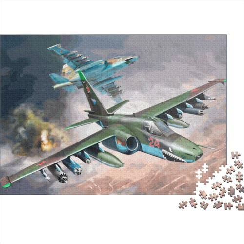 1000-teiliges Puzzle für Erwachsene, Militär-Kämpfer-Geschenke, kreative rechteckige Puzzles, Holzpuzzle 1000 Teile (75 x 50 cm) von LCZLCZ