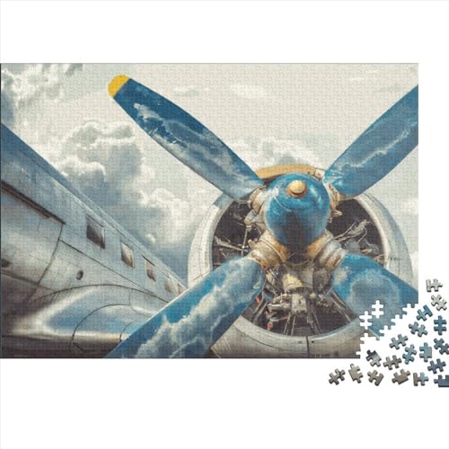 300-teiliges Puzzle für Erwachsene, Propeller-Geschenke, kreative rechteckige Puzzles, Holzpuzzle 300 Teile (40 x 28 cm) von LCZLCZ