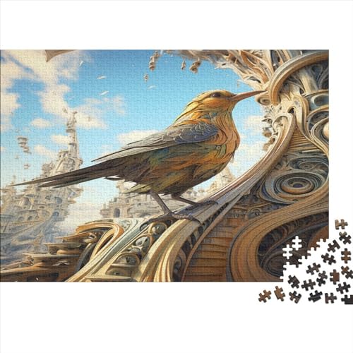 300-teiliges Puzzle für Erwachsene, Tier-Vogel-Puzzle-Sets für die Familie, Holzpuzzle, Gehirn-Herausforderungspuzzle, 300 Teile (40 x 28 cm) von LCZLCZ