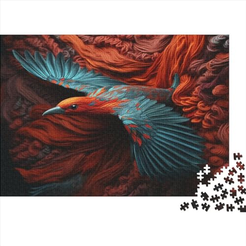 300-teiliges Puzzle für Erwachsene, Tier- und Vogelgeschenke, kreative rechteckige Puzzles, Holzpuzzle 300 Teile (40 x 28 cm) von LCZLCZ